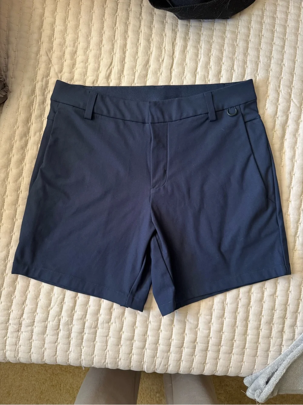 $100 MSRP Nike 24.7 Mens Perfectstretch Dri-FIT 6” Shorts Navy Blue